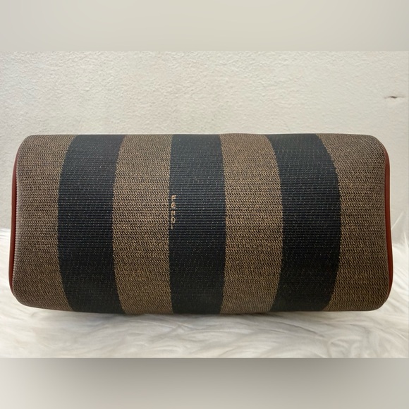 FENDI Vintage Pequin Mini Boston Handbag - Picture 7 of 14